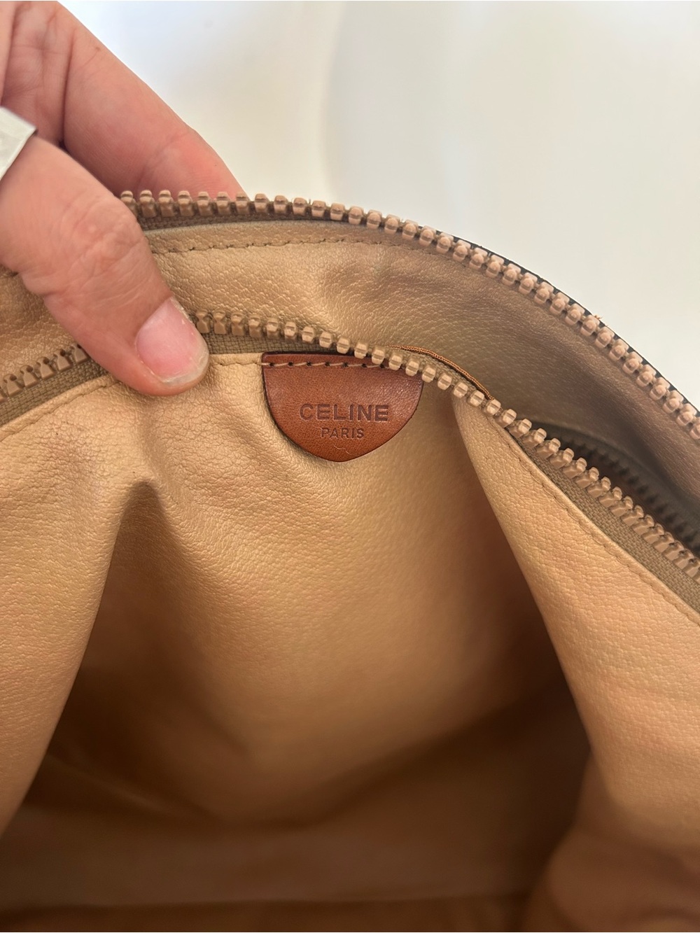 Vintage Celine Macadam Monogram Tote Travel Bag REHAB - Picture 14 of 16